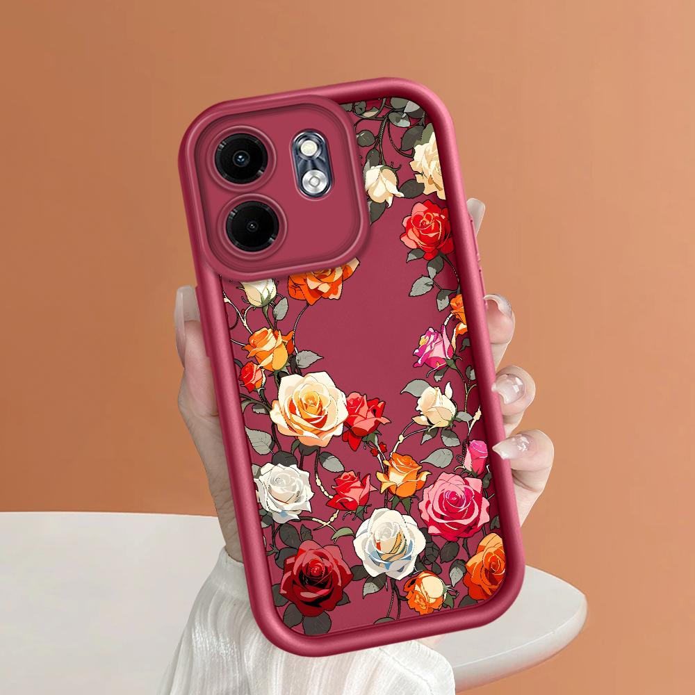 Soft Silicone Phone Casing Full Cover Camera Shockproof Protection Case for Huawei Honor Infinix Tecno iPhone Motorola Google