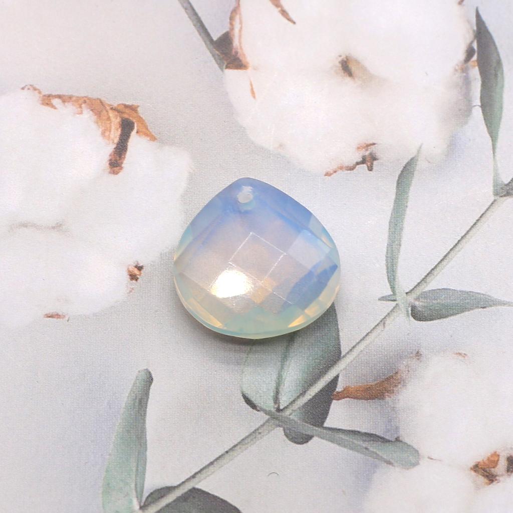 2Pcs Faceted Pendant Natural Stone Drop-Shaped Smalll Pendant For Jewelry Making DIY Earrings Beacelet Necklace Accessory