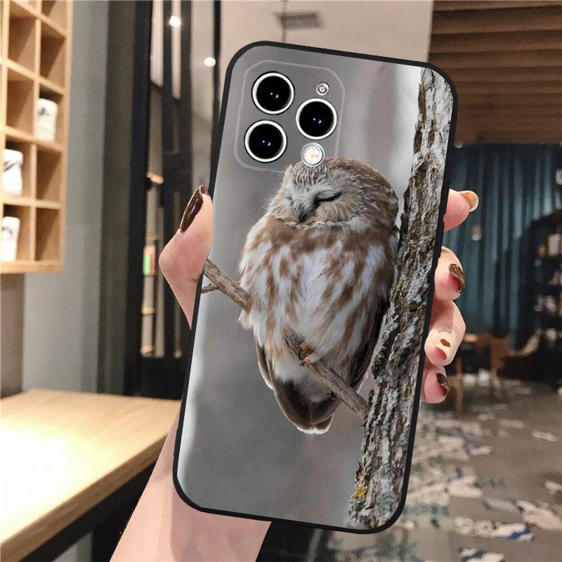 Phone Case Carcasa Funda For iPhone 17 Pro Max 17 Air 16 15 14 13 Pro Max 15 16 Pro 15Plus Owl