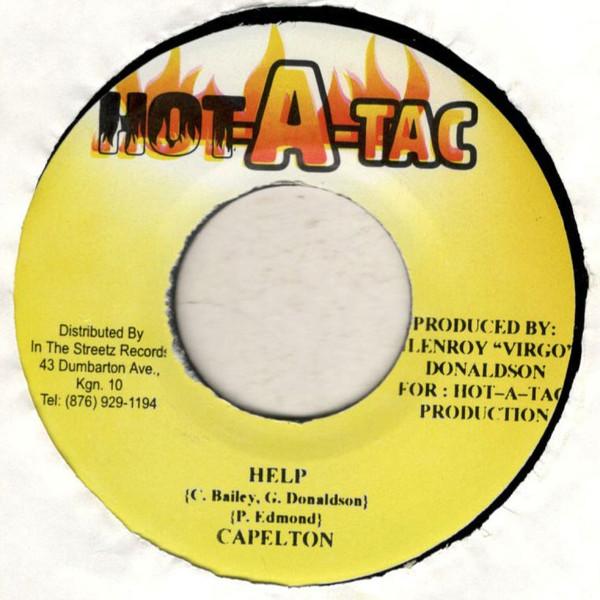 

7inch Record CAPLETON - Help NONE Hot-A-Tac 2001 Jamaica Reggae, Ska & Dub Used