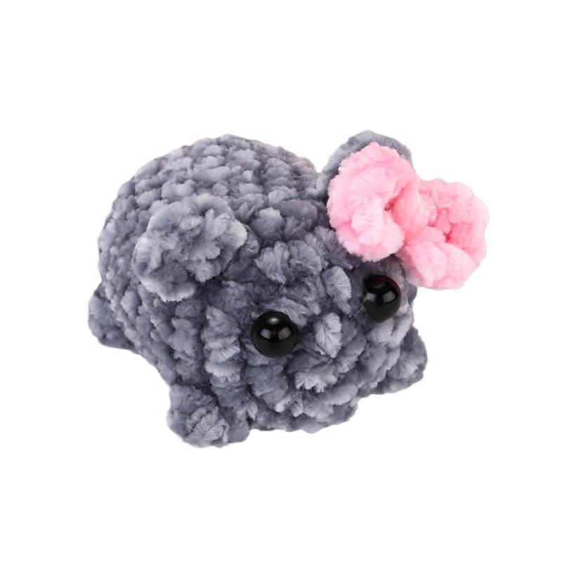 Chenille Hamster Keychain: Emotional Comfort Plush Pendant Ornament