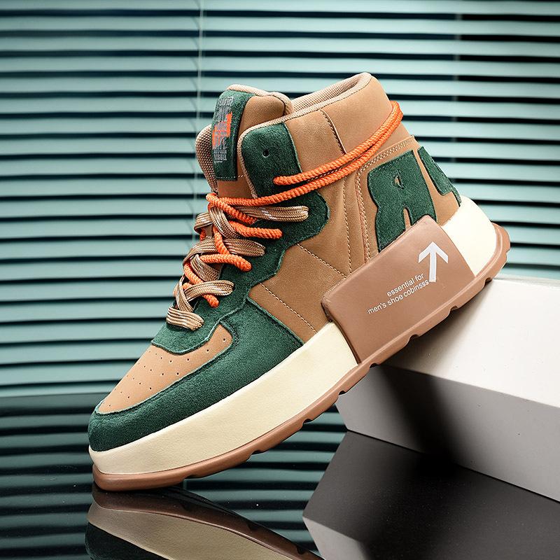 

Мужские высокие кроссовки уличная мода толстая подошва кроссовки мужские дизайнерские баскетбольные кроссовки 45