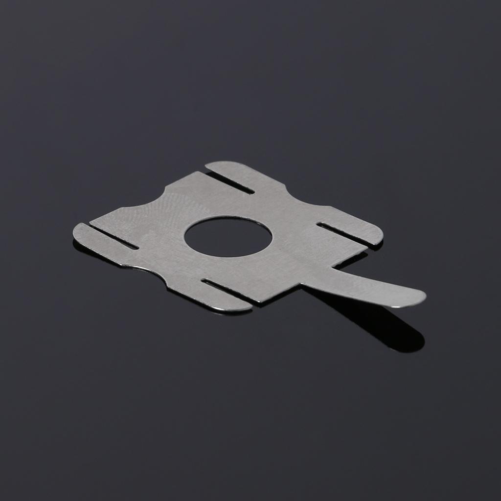 T-Shape Nickel Plated Steel Battery Connection Lead-Out Sheets for 18650 Power Lithium Batteries - 10 Pieces