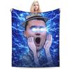 Charlie Kirk Funny Meme Blankets Ultra-Soft Flannel Healing Present  Throw Blanket Plush Thin Quilt