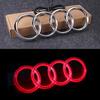 For Audi S5 Static Light Car Front Grille LED Emblem Decor for Audi A4 A5 Q5 RS5 A4L A3 8p Q3 A8 Decals Badge Sticker Exterior Accessories