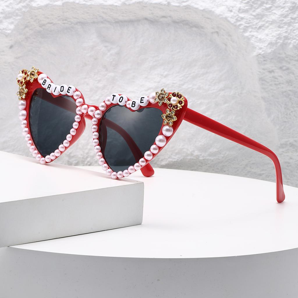 1pc New Cross-border Framed with Letters Glasses Personality Holiday Atmosphere Photo Modeling Trend WOMEN'S GLASSES