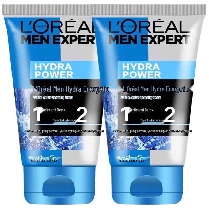 L'Oreal Men Expert Hydra Energetic Cleansing Foam Duo Pack