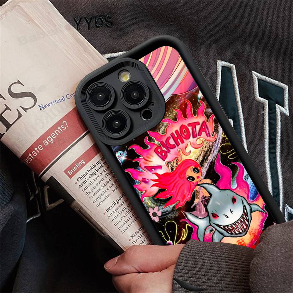 Karol G Manana Sera Bonito For iPhone 17 Pro Max 16 15 14 13 12 11 Plus Black Soft Phone Cover