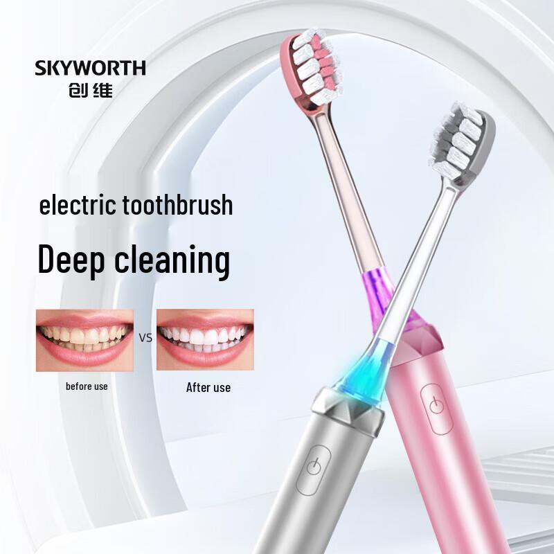 Звуковая электрическая зубная щетка Skyworth BG31 вилка CN (адаптер в комплекте)