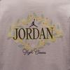 Jordan Oversized Fashion Retro Football Comfortable Short Sleeve T-Shirt Women Tops Gray Purple IF0380019