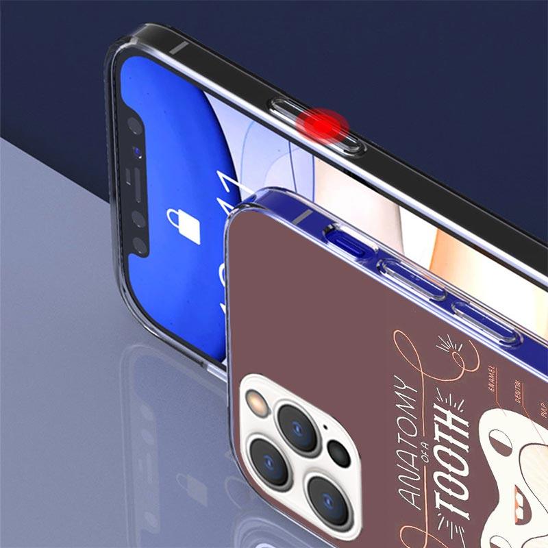 Wisdom Teeth Dentist Tooth Case Phone Cover for Apple iphone 16 15 14 13 12 Mini 11 Pro Max 16E X XS XR 7 Plus 8 + SE 2020 Trend