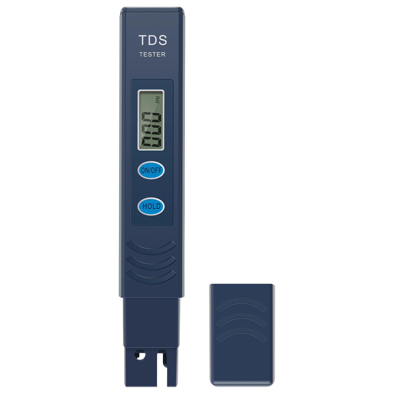 

Drinking Water Tester TDS Meter Digital Water Tester Water Test Meter Portable Water Test Meter for Drinking Water, Aquariums синій