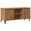 VidaXL TV Cabinet Artisan Oak 102x35x50 Cm Engineered Wood, TV Stand, TV Unit, Multimedia Cabinet, TV Bench, Furniture 856431