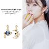 Chic Asymmetric Ear Studs Niche Moon Planet Astronaut Dangle Earrings Gift for Anniversary Birthday Graduation Christmas