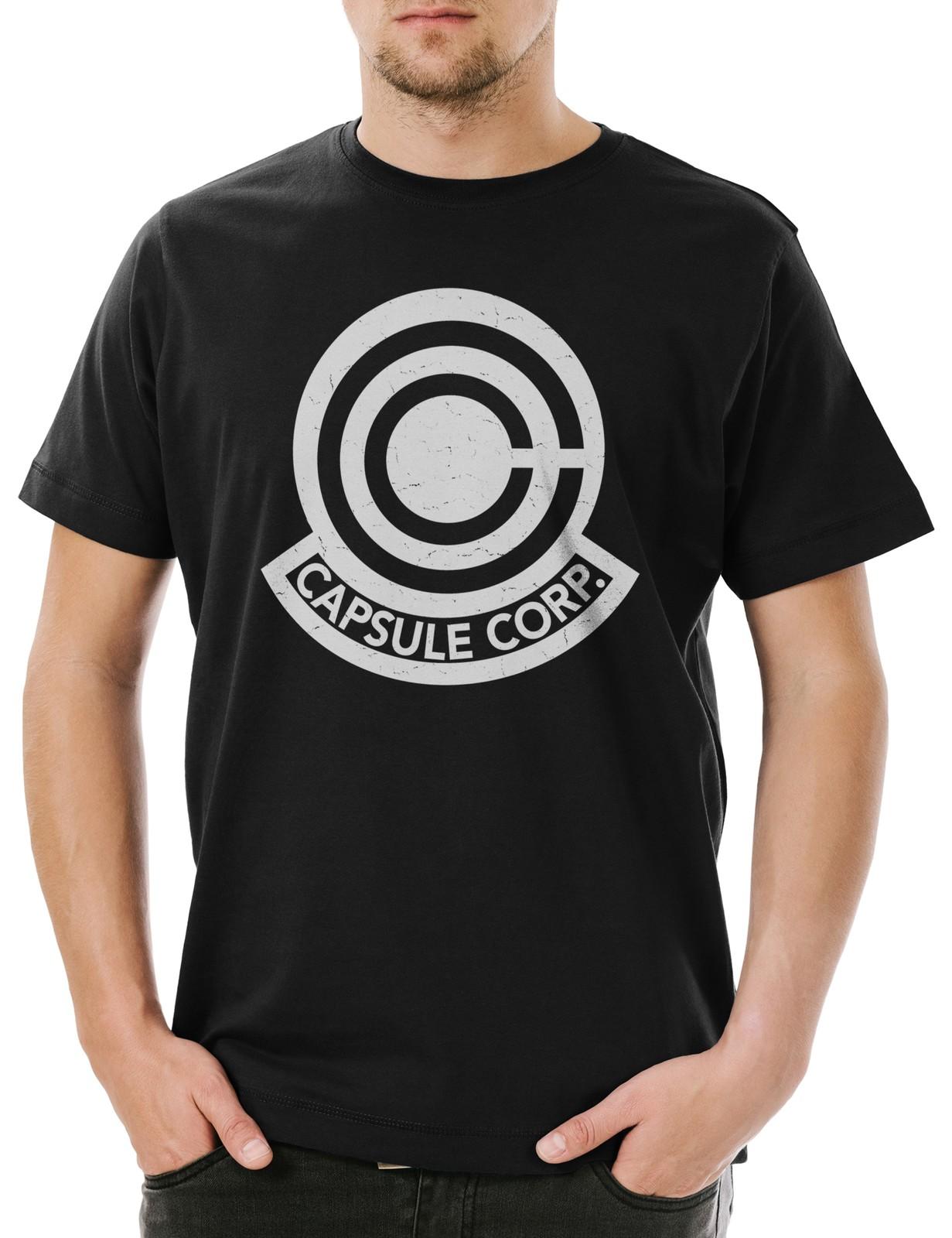 Capsule Corp A Mens T-Shirt Mens Womens Tees Top Super Saiya Gym Son Dragon Goku Ball Z Fitness M