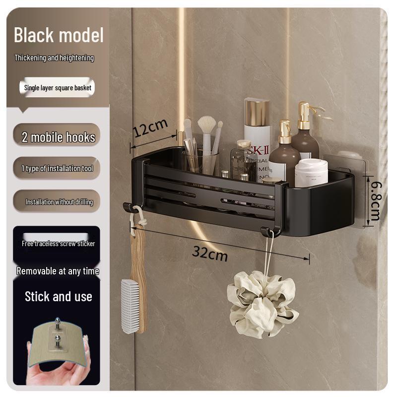 

Треугольная настенная полка для хранения в ванной, цвет оружейный металл