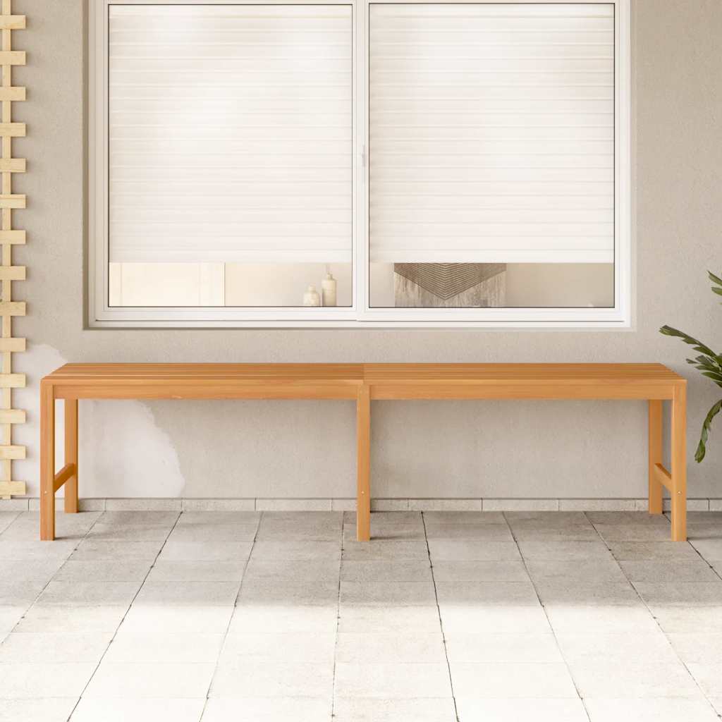 Vidaxl Ławka Ogrodowa, 180 Cm, Lite Drewno Tekowe