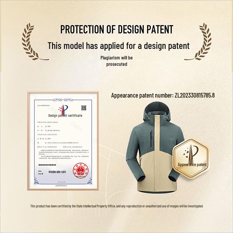 SNOWFLYING Unisex 3-in-1 Windproof Water-Repellent Winter Jacket