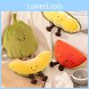 Fruit Watermelon Cartoon Hami Melon Durian Bitter Melon Plush Play Doll Sofa