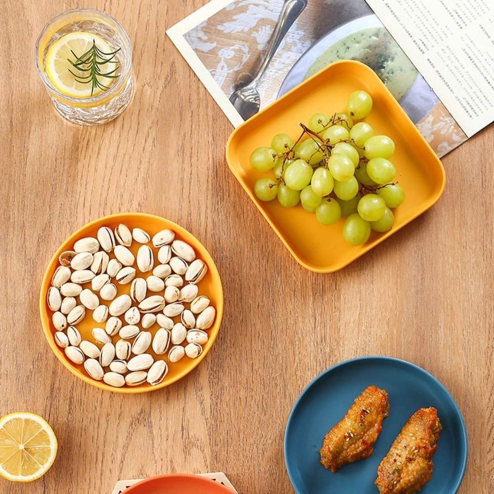 Table Snack Plate Storage Tray Spit Bone Dish Fruit Plate Trash Tray Dessert Dish Candy Tray