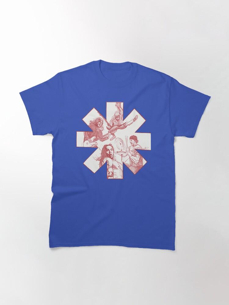 Red Hot Chili Peppers All Member One Face Classic T-Shirt