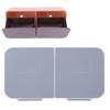 Makeup Box Wall Mounted  Cover Removable Washable Cotton Pad Organizer for Bathroom