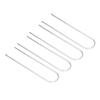 Garden Staples Galvanized U Shaped Garden Fencing Peg for Greenhouses Lawns Gardens