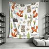 Cute Cartoon Wall Tapestry Aesthetic Wall Hanging Printed Fabric Blanket Decorative Tapestries for Bedroom Living Room Home Decor