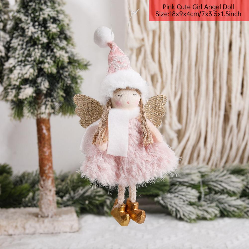 Angel Doll Merry Christmas Ornaments Christmas Decorations for Home Noel Natal Tree Decor Navidad Xmas 2025 New Year 2025 Gifts