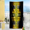 Dynamic Borussia Dortmund Emblem Beach Towel Super Soft & Absorbent Comfortable Lightweight Suitable for Swimming, Gym, Camping, Yoga Vacation