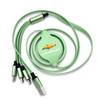 1Pcs 3 in 1 USB Car Charging Cable Retractable Charger Cable For Chevrolet Sail Onix Corsa Aveo Captiva Sonic Spark S10 Tracker Trax Colorado Malibu