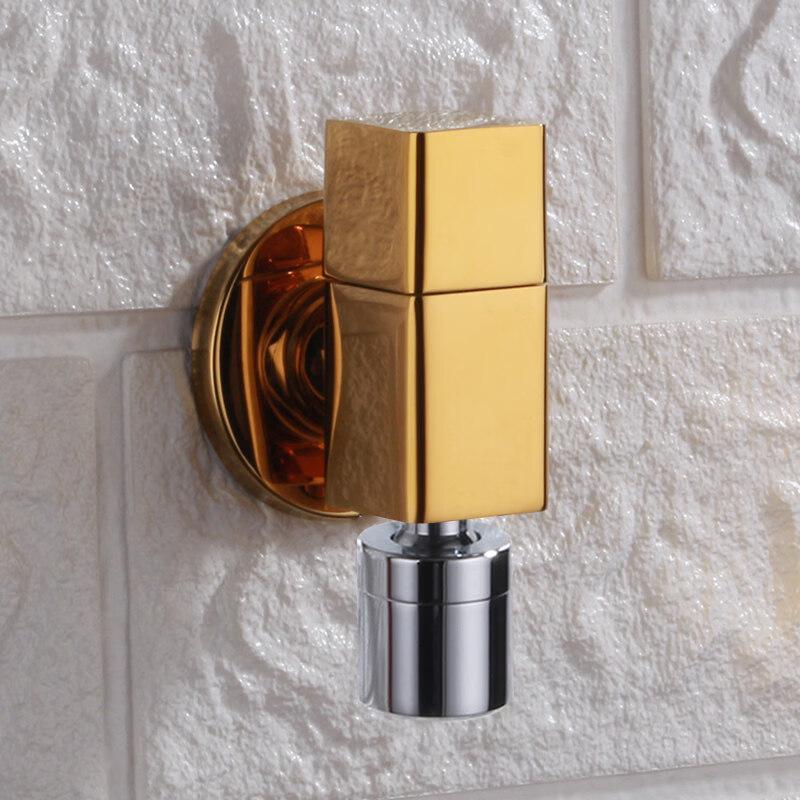 Square Full Copper Mop Sink Faucet