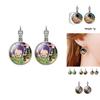 Stylish One Piece Anime Sanji Gemstone Earrings Fashion Metal Ear Jewelry
