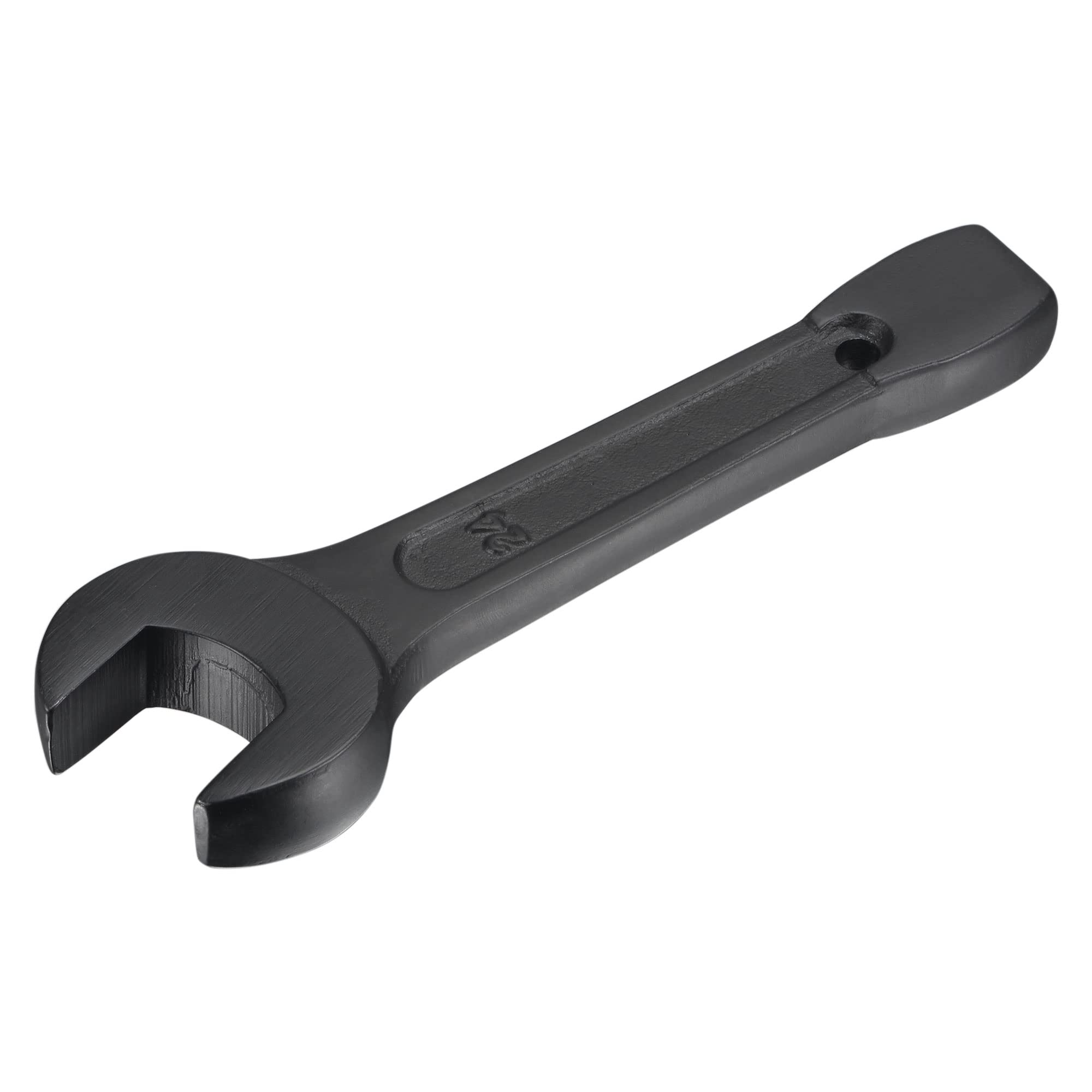 

uxcell 24mm Striking Steel Single Head Hand Tool Open-End Wrench, High-Tensile Spanner,
