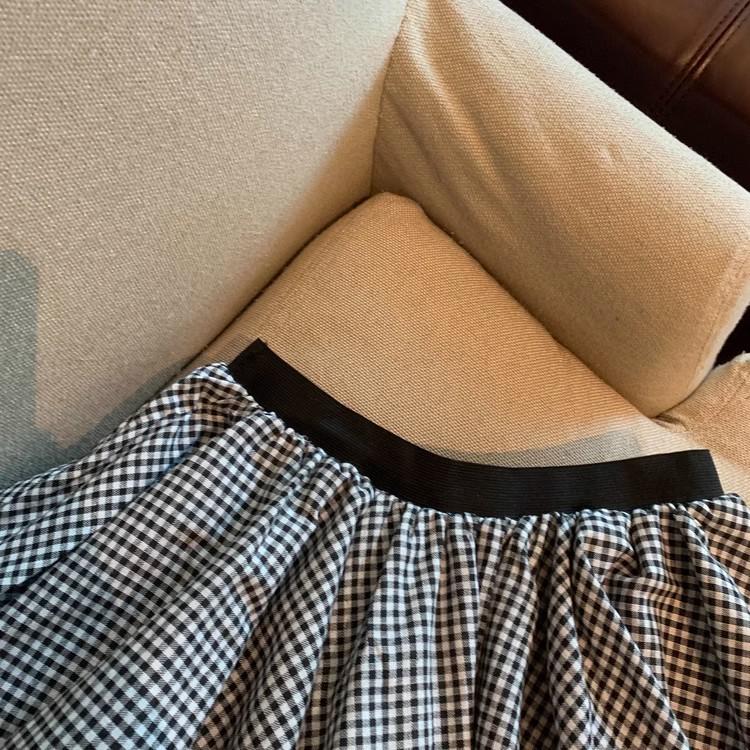 Petite A-line White Fluffy High Waist Mini Skirt Shorts for Women - Summer Anti-Exposure Design