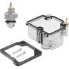 Motorcycle Carburetor Transparent Clear Bottom Float Bowl Replacement | Check Fuel Level At a glance.No Oil Drain Screw – Leak-proof. Fit for PWK