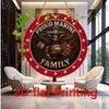 Tin Sign 2D Metal Wall Art Decorative Hanging Accessory Home Decor