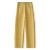 Women's Yellow Retro High-Waist Slimming Jeans, Spring 2025 Collection