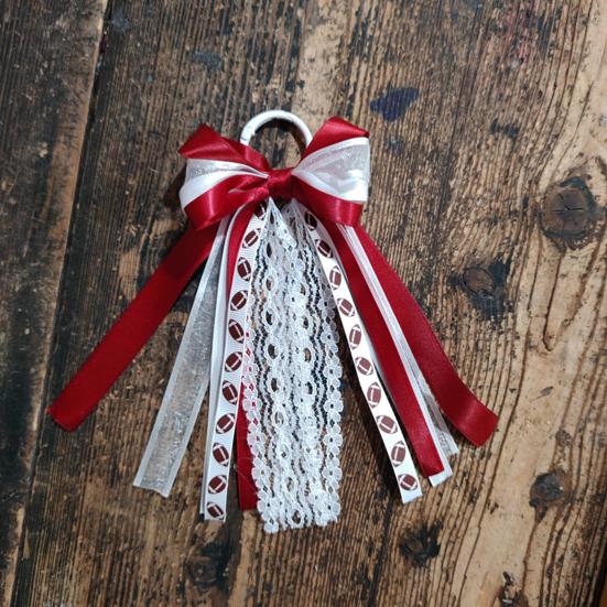 2 Pcs 2Pcs Ribbon Bow on Design Satin for Women