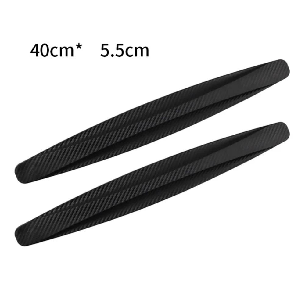 2pcs Car Bumper Protector Strip Guard Corner Protection Strips Scratch Protector Crash Blade Anti-collision Auto Accessories