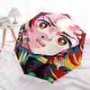 1pc Anime Character Outdoor Umbrella - Automatic Opening/Closing, Portable 3-Fold Design, 8-Bone Iron Frame, Perfect Gift for Fans, Travelers, Da