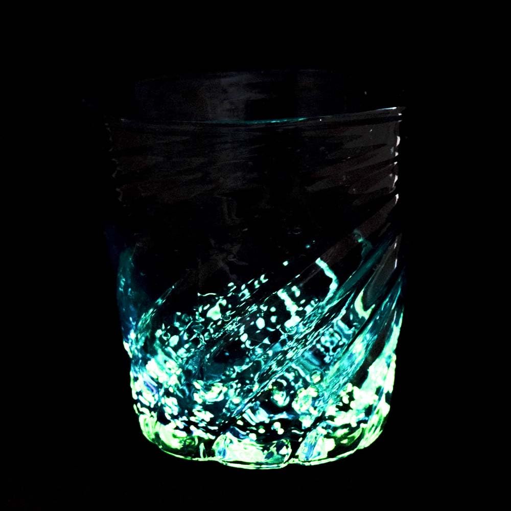 Kubakasa Ryukyu Glass - Churaumi Glass - Glow-in-the-Dark Cup - Stylish - Okinawa - Made To Order - Okinawa Souvenir - Gift - Churaumi Glass Tingara -