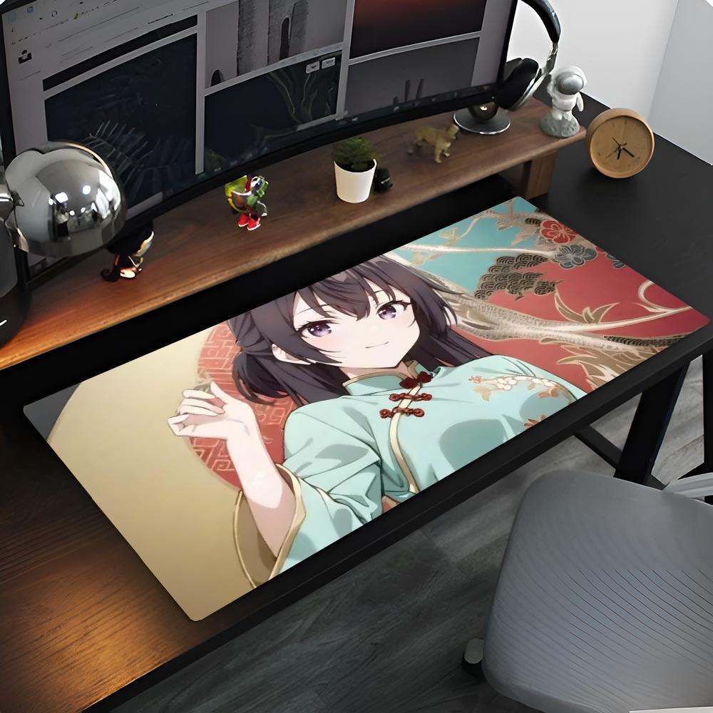 Yuki Suou Mouse Pad Anime game mause pads cs lol XXL Home HD Computer Desk Mats Carpet Gamer Office Laptop Soft Desktop 700X300