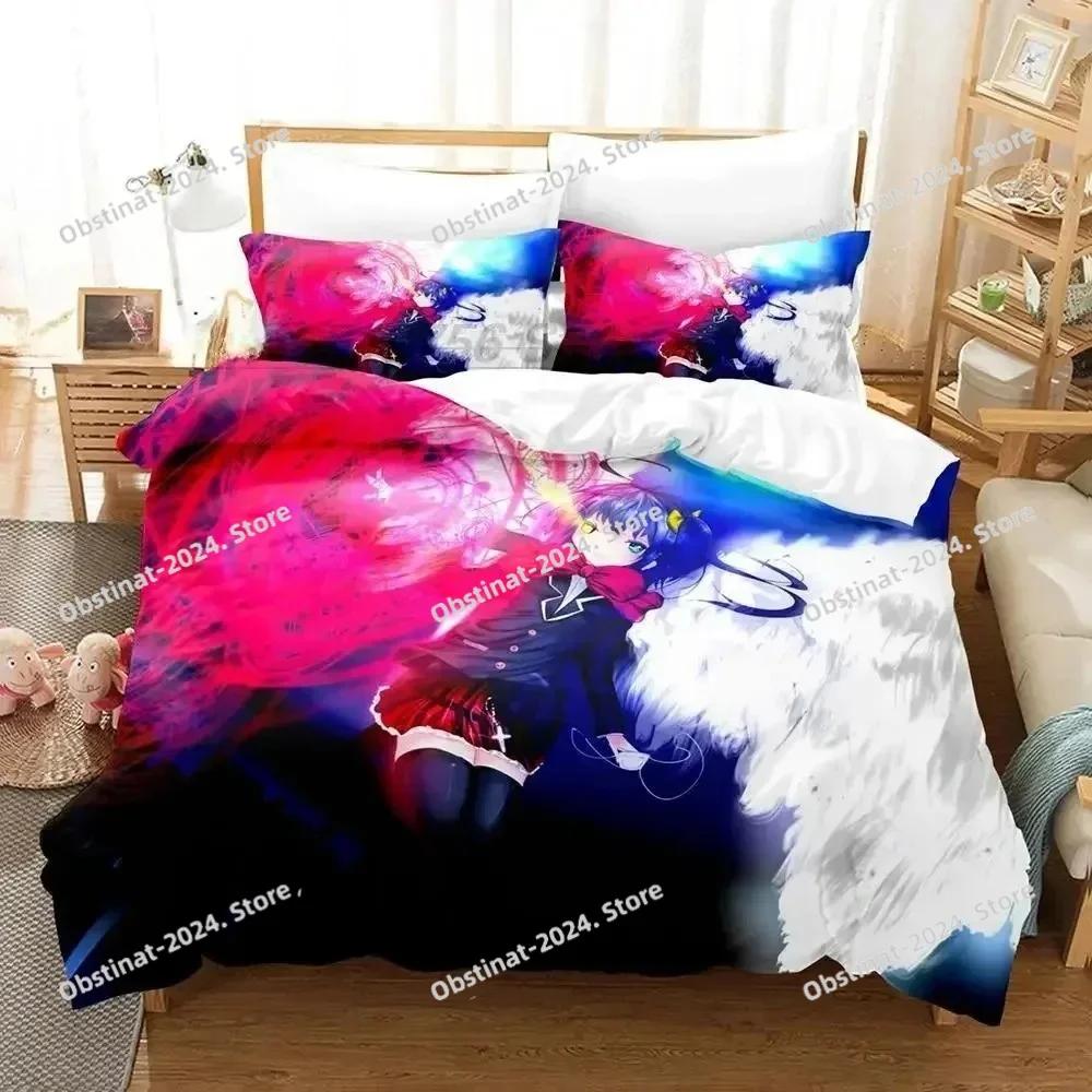 Chunibyo Demo Koi ga Shitai! Love Chunibyo Other Delusions! Beding Set Printed With Pilowcase Bed Soft with Soft Fabric Duvet Cover Single Double
