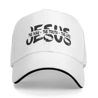Jesus Vägen, Sanningen, Livet Truckerkeps Snapback-keps för Män Baseball Herrkepsar Kepsar för Logotyp