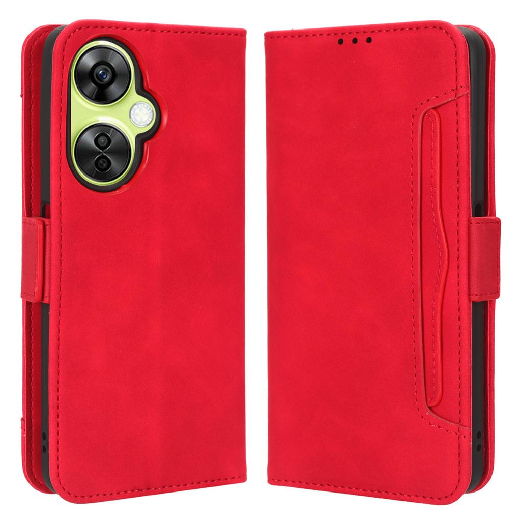 For OnePlus Nord CE 3 Lite 5G/Nord N30 5G Multiple Card Slots Phone Case Leather Wallet Stand Cover