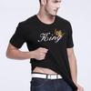 Summer Man T-shirts Short Sleeve King Print Casual Fashion T Shirt Men Harajuku Hip Hop Men Clothing O Neck Tops Tee Streetwear