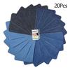 Universal 24/20Pcs Jeans Jackets Pant Knee Apparel Iron On Fabric Patches Household Iron On Clothes Repair Patches Sew Accessory
