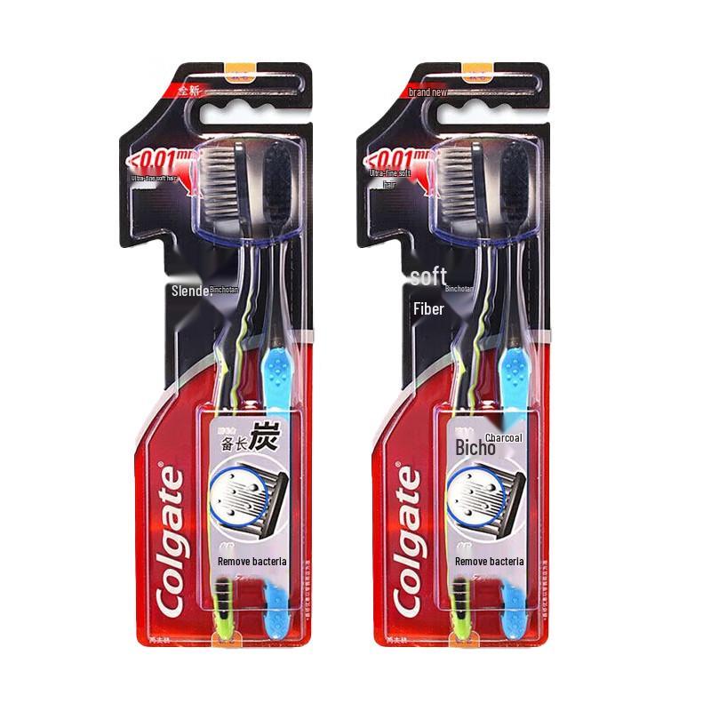 Colgate Slim Soft Charcoal Toothbrush (4-Pack)