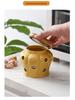 Creative Ceramic Storage Jar with Ventilation for Garlic, Ginger, and Chili Peppers